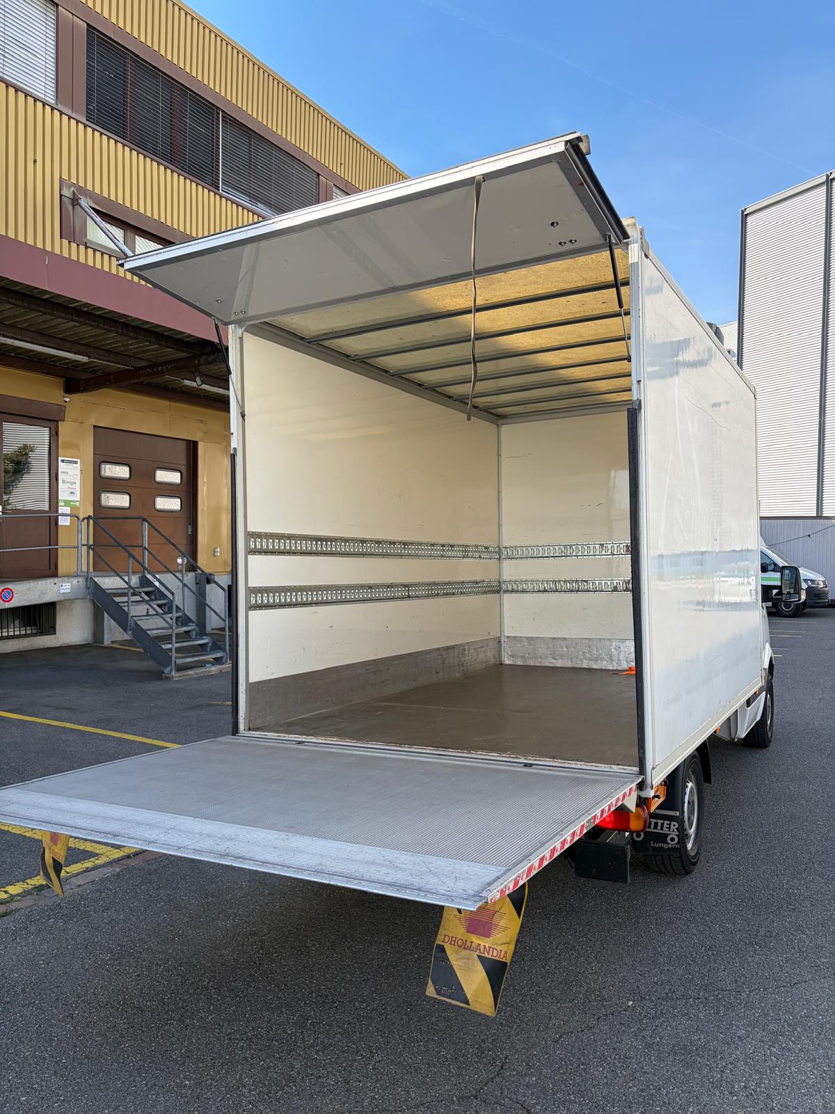 VW Crafter Laderaum geöffnet