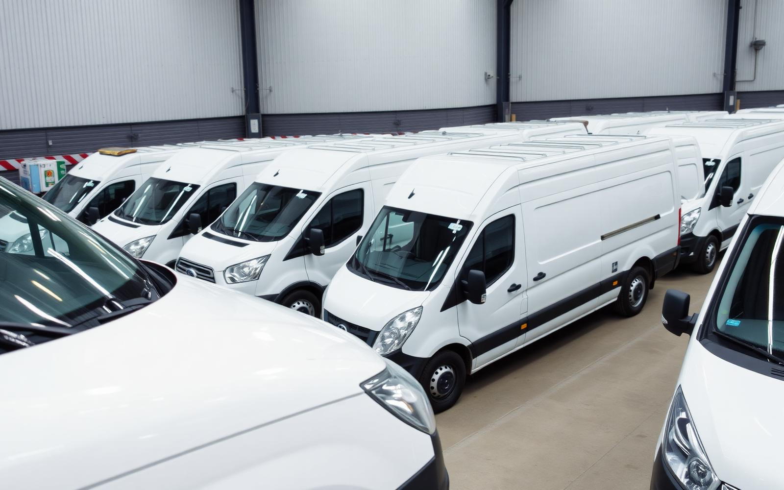 Unsere Lieferwagen-Flotte